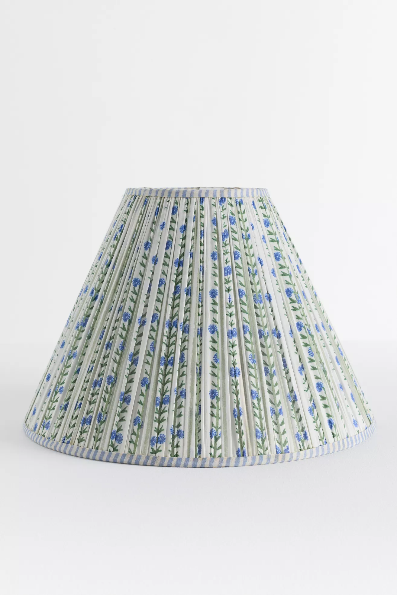 Ellen Merchant Ruched Empire Floral Cottage Lampshade