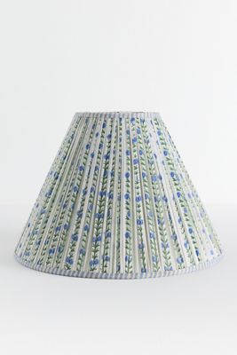 Ellen Merchant Ruched Empire Floral Cottage Lampshade