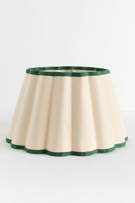 Scalloped Empire Fabric Trimmed Lampshade
