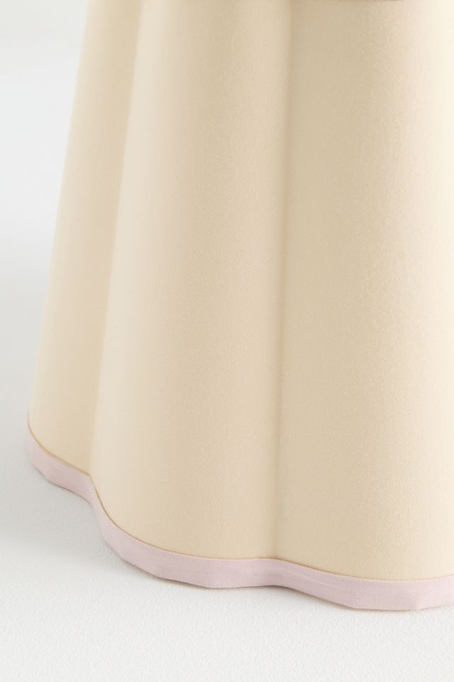 Scalloped Empire Fabric Trimmed Lampshade #3