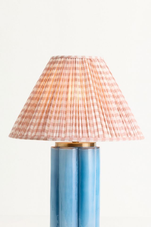 Ruched Empire Printed Lamp Shade #3