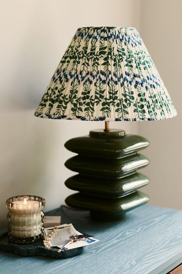 Ruched Empire Printed Lamp Shade #6