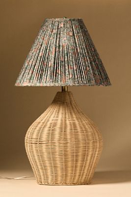 Ruched Empire Printed Lamp Shade