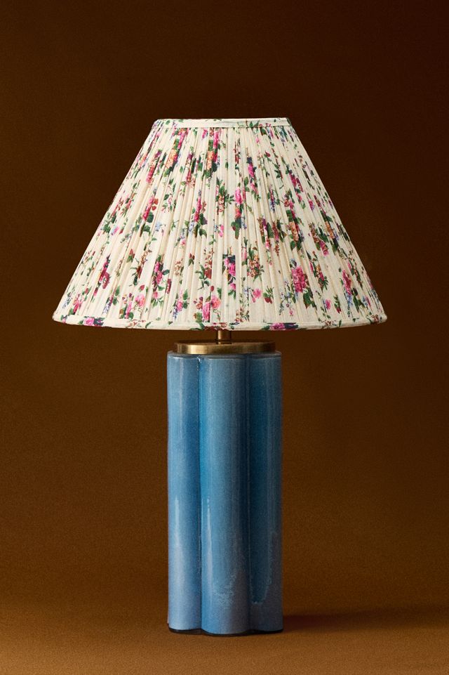 Ruched Empire Printed Lamp Shade #6