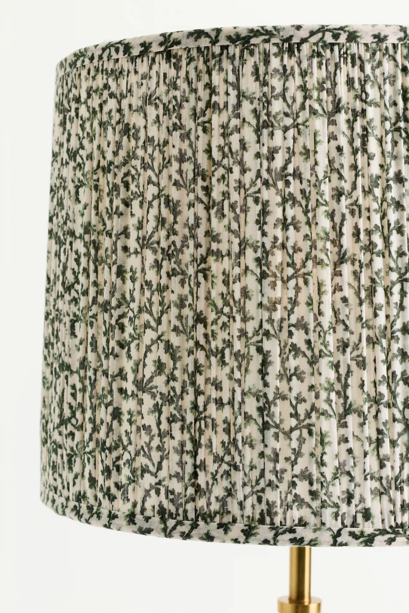 Ruched Printed Fabric Drum Lampshade - thumbnail 8