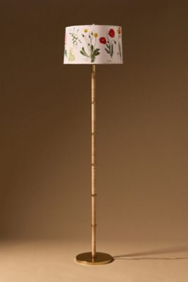 Printed Fabric Drum Lampshade