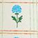 Blue Floral Block Print
