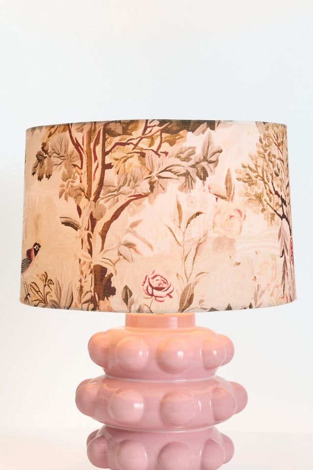 Printed Fabric Drum Lampshade #2