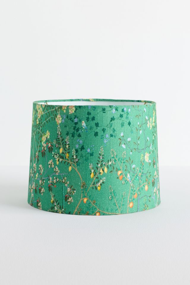 Printed Fabric Drum Lampshade | Anthropologie