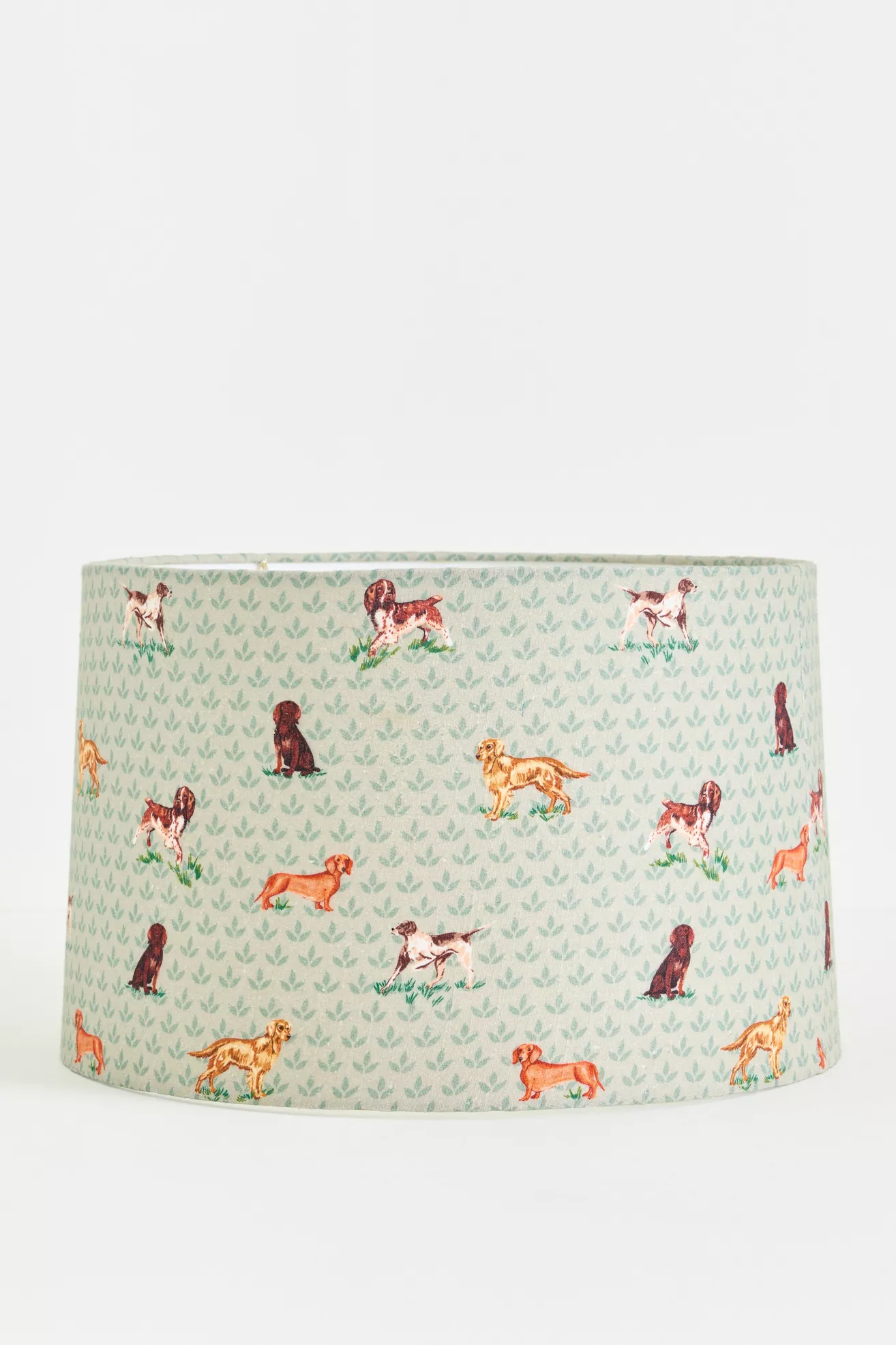 Printed Fabric Drum Lampshade - thumbnail 9