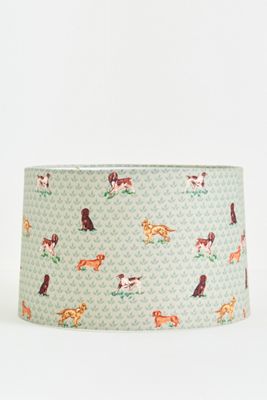 Printed Fabric Drum Lampshade