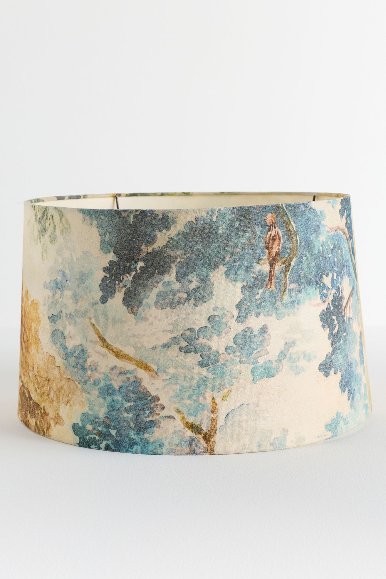 Printed Fabric Drum Lamp Shade - Judarn, 16"