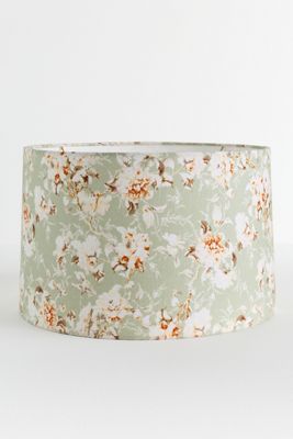 Printed Fabric Drum Lampshade