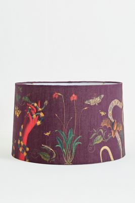Abat-jour en tissu imprimé