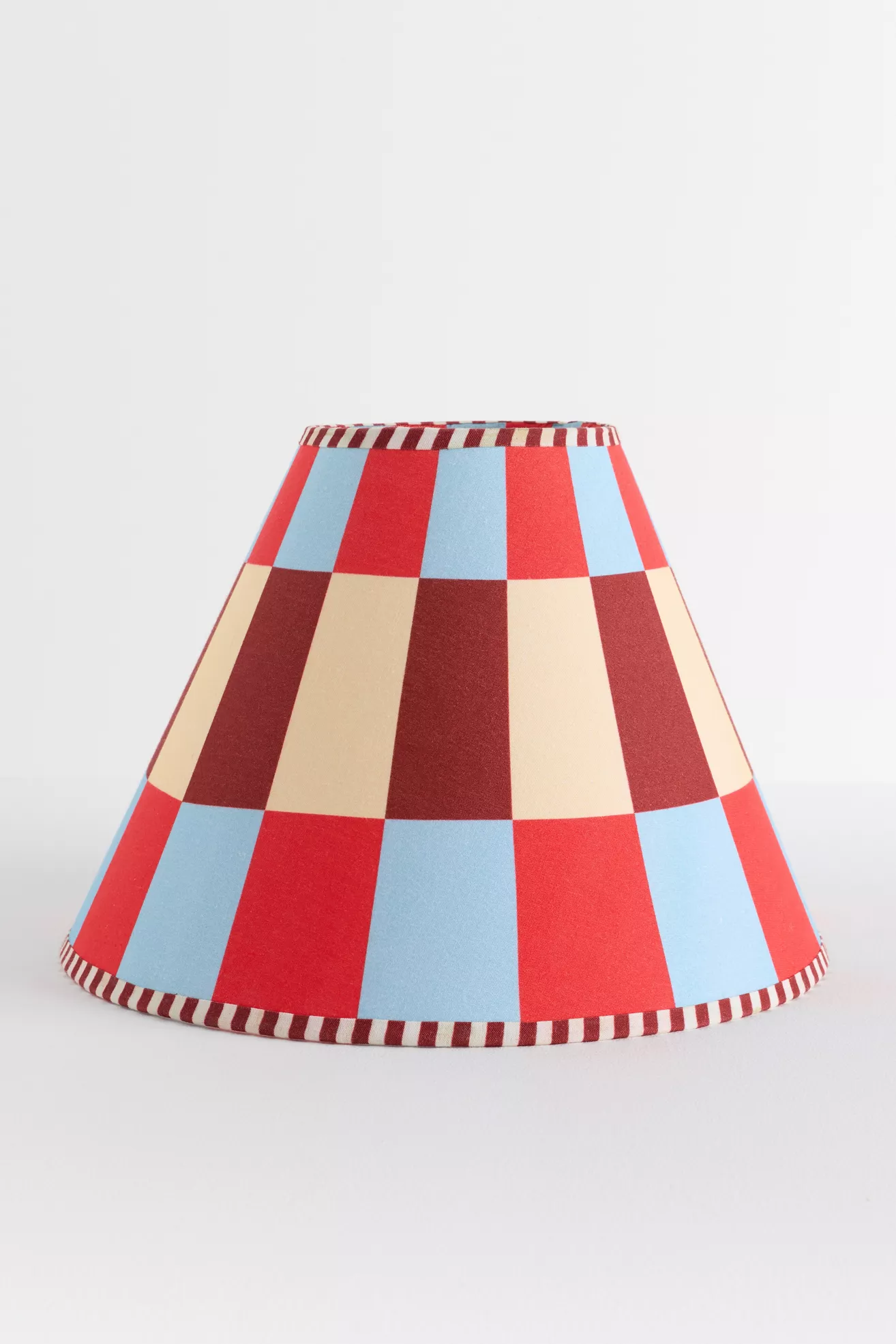 Damson Madder Geometric Printed Empire Lampshade