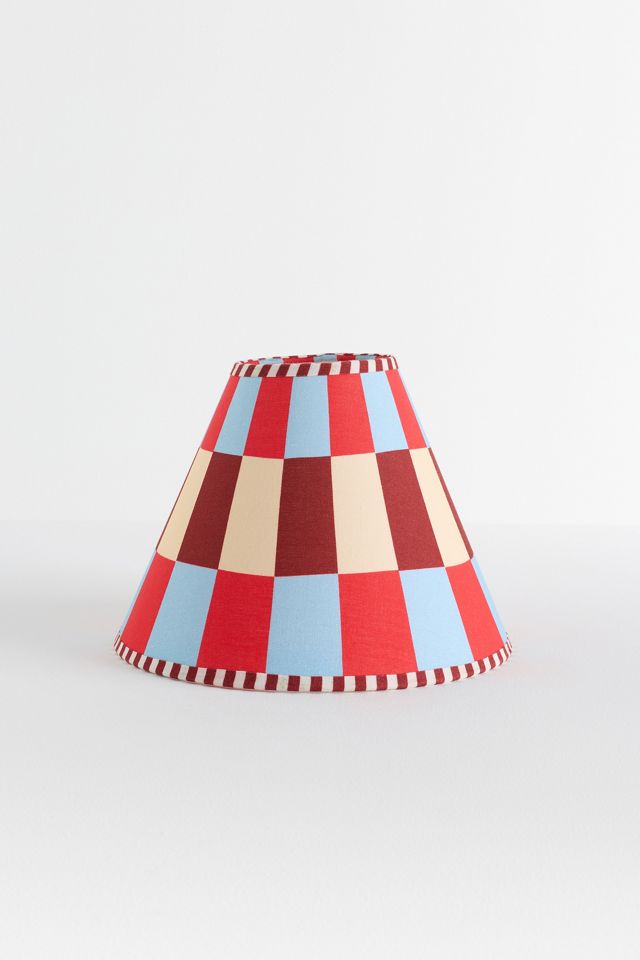 Damson Madder Geometric Printed Empire Lampshade #4