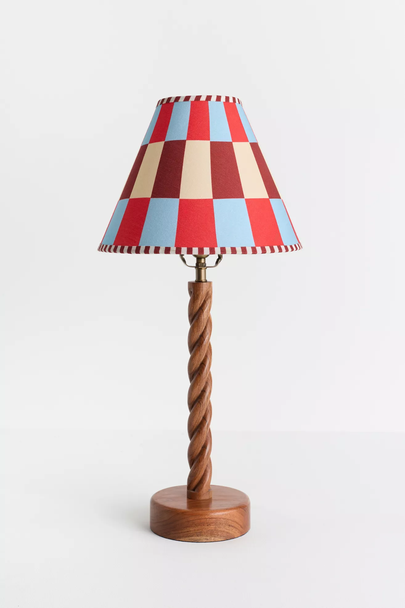 Damson Madder Geometric Printed Empire Lampshade - thumbnail 7
