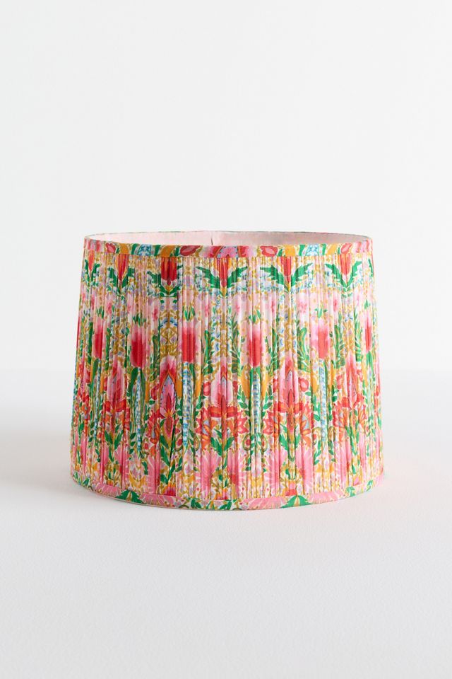 MINDTHEGAP Ruched Suzie Q Fabric Printed Drum Shade #4