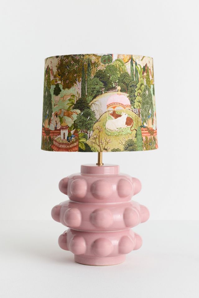 MINDTHEGAP Gardens of Jaipur Fabric Printed Drum Shade #2