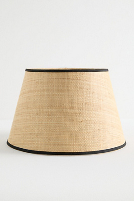 Raffia Tapered Drum Lamp Shade | AnthroHome