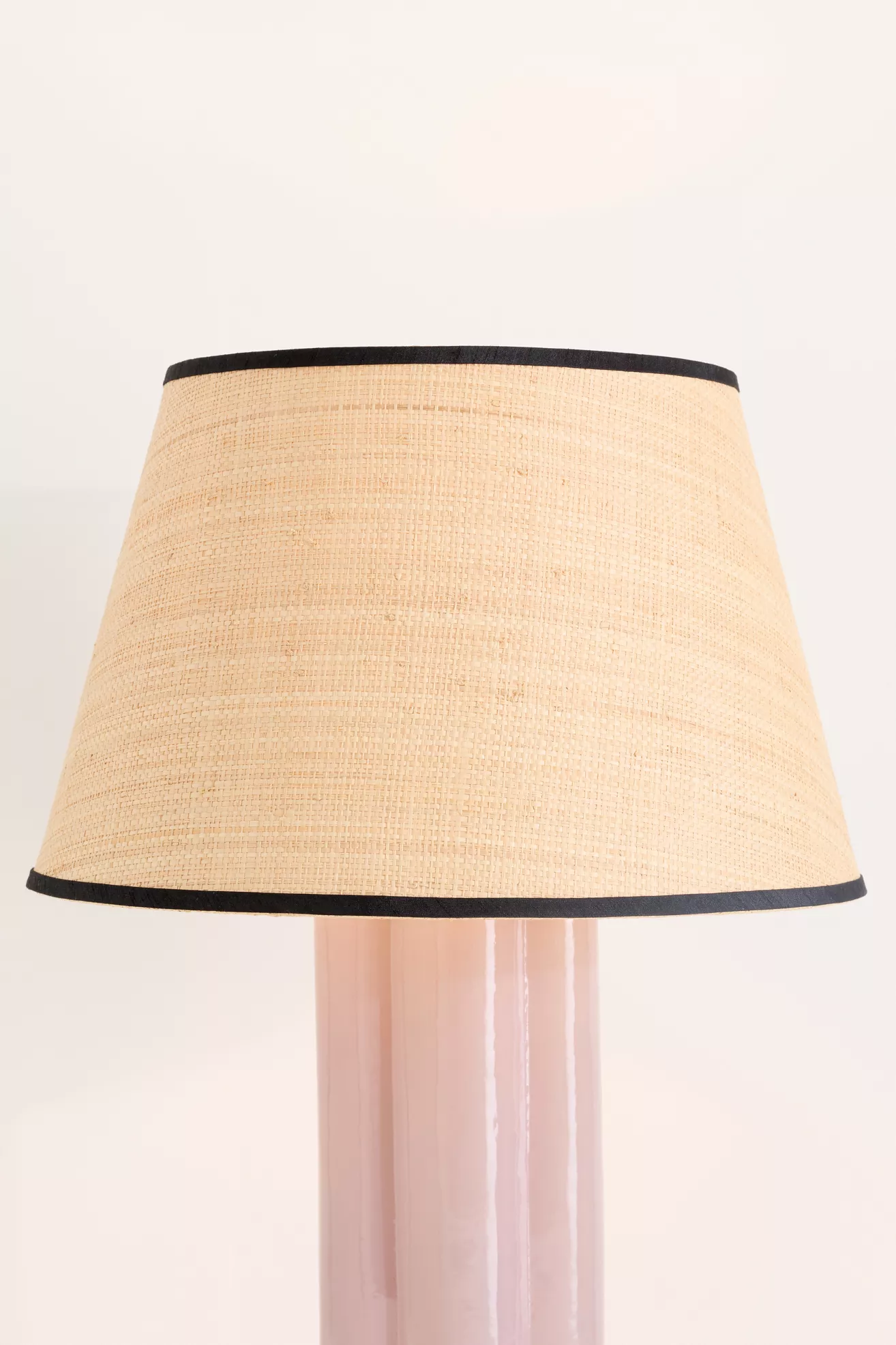 Raffia Tapered Drum Lampshade - thumbnail 4