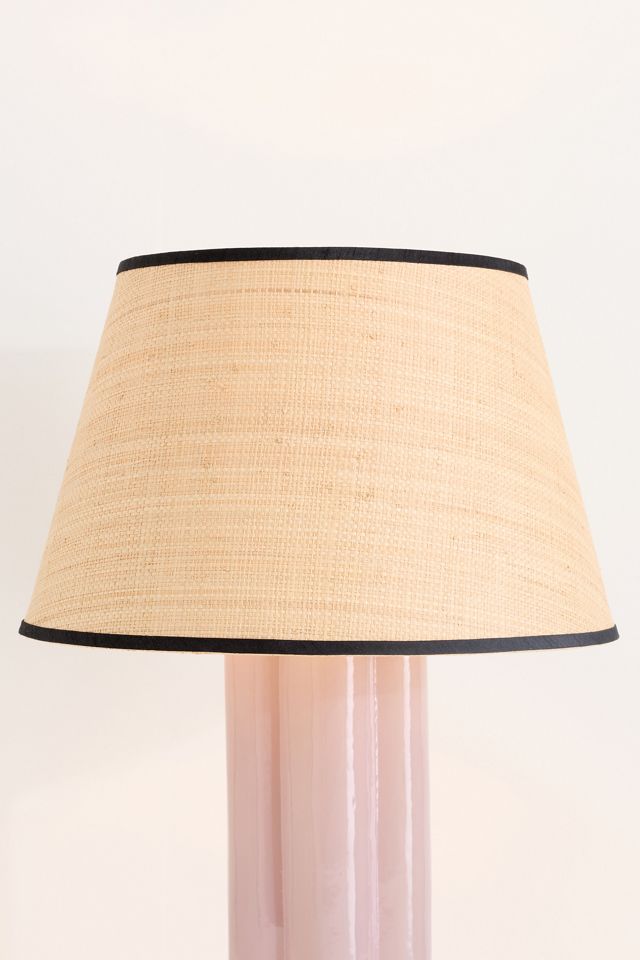 Raffia Tapered Drum Lampshade #3