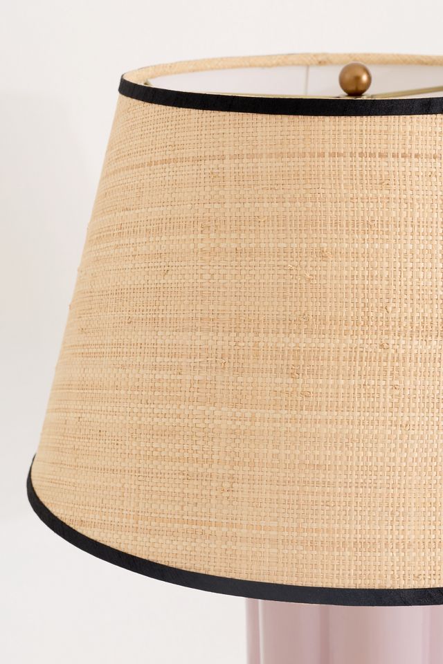 Raffia Tapered Drum Lampshade #1