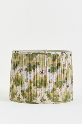Merve Kahraman Design Merve Kahraman Ruched Printed Drum Lamp Shade