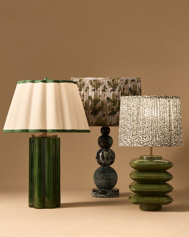 Merve Kahraman Shirred Printed Drum Lampshade #8