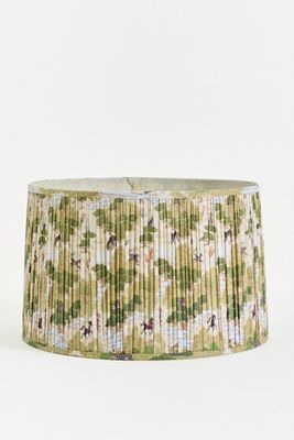 Merve Kahraman Ruched Printed Drum Lampshade