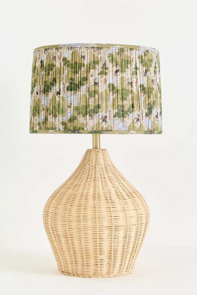 Merve Kahraman Ruched Printed Drum Lampshade #2