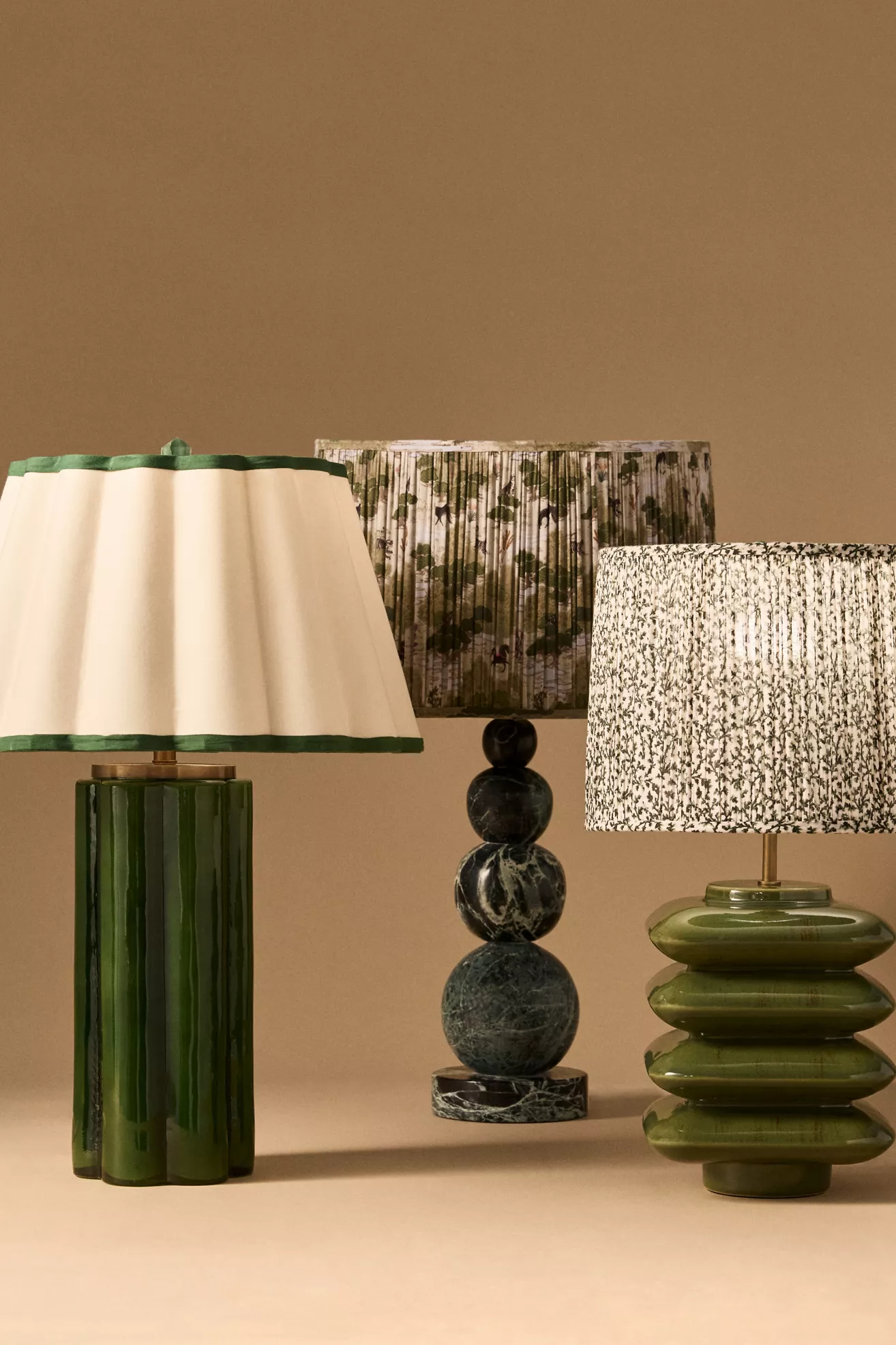 Merve Kahraman Ruched Printed Drum Lampshade - thumbnail 9
