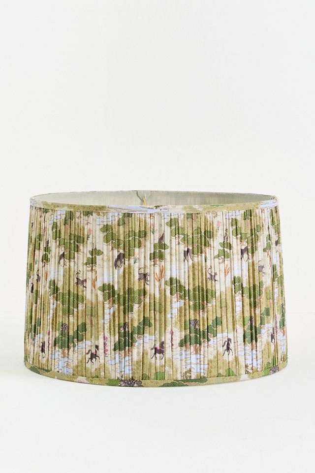 Merve Kahraman Ruched Printed Drum Lampshade #11