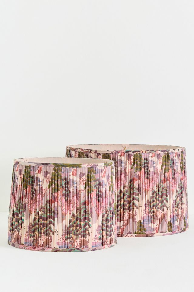 Merve Kahraman Ruched Printed Drum Lampshade #7