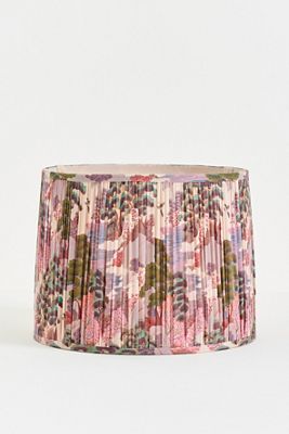 Merve Kahraman Shirred Printed Drum Lampshade