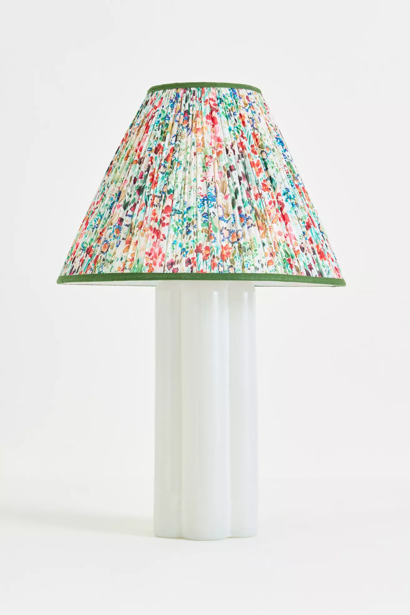 @nestingwithgrace Ruched Cotton Voile Empire Lampshade - thumbnail 9