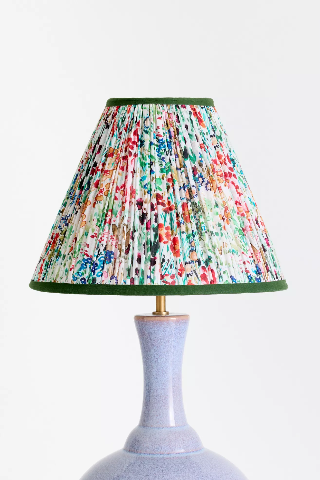 @nestingwithgrace Ruched Cotton Voile Empire Lampshade - thumbnail 3