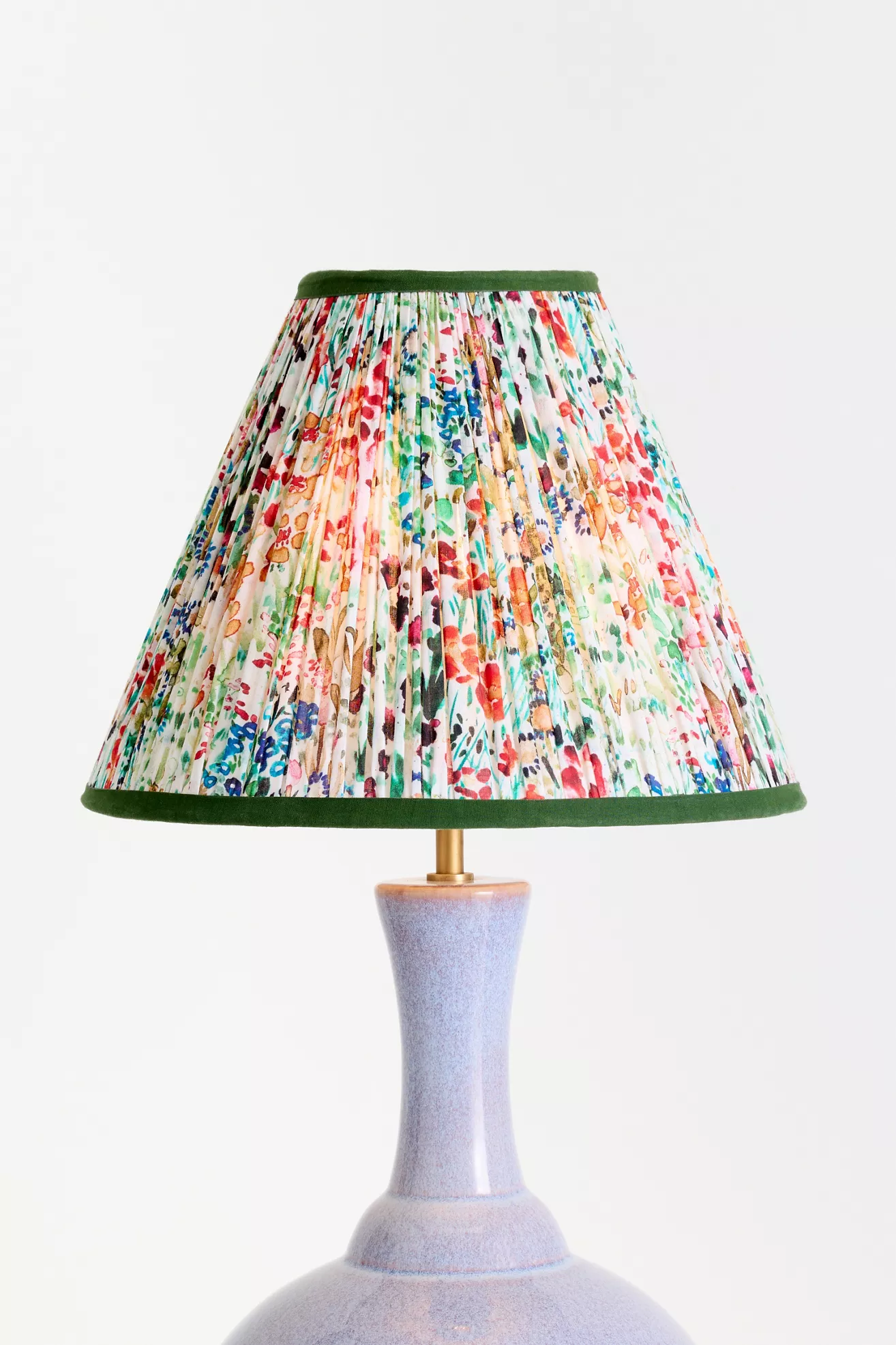 @nestingwithgrace Ruched Cotton Voile Empire Lampshade - thumbnail 4
