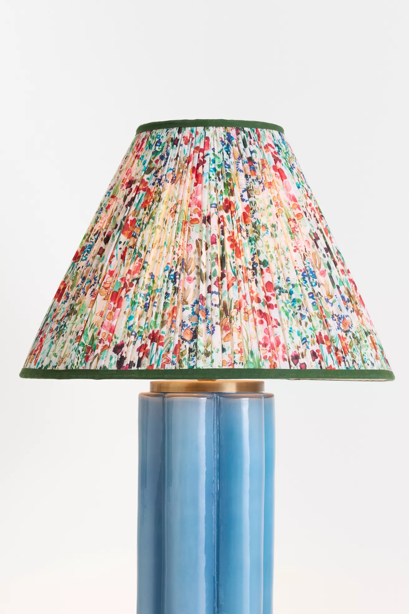 @nestingwithgrace Ruched Cotton Voile Empire Lampshade - thumbnail 7