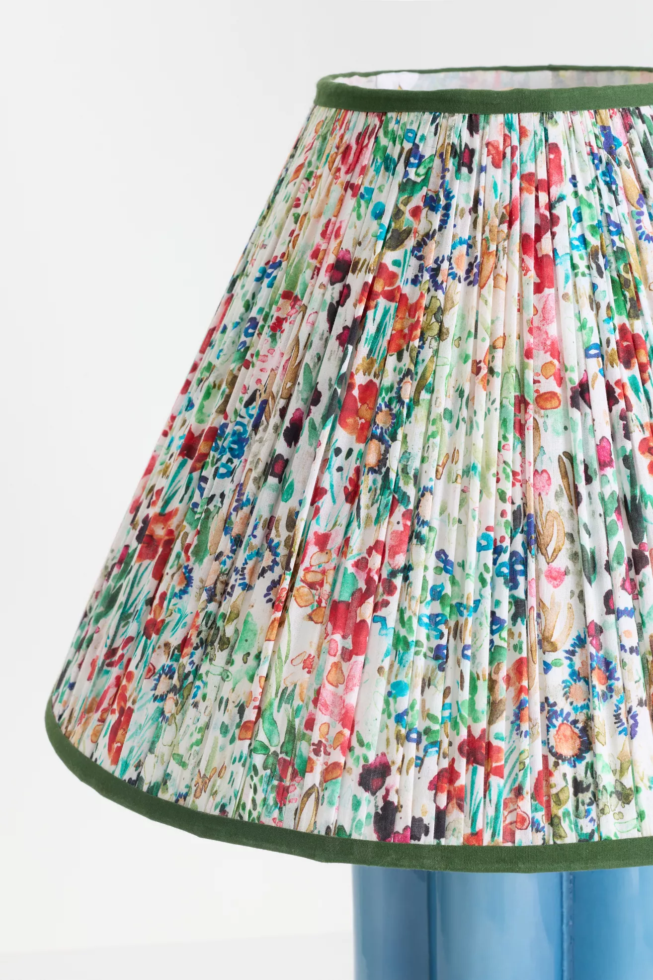 @nestingwithgrace Ruched Cotton Voile Empire Lampshade - thumbnail 8