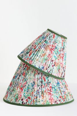 @nestingwithgrace Ruched Cotton Voile Empire Lampshade