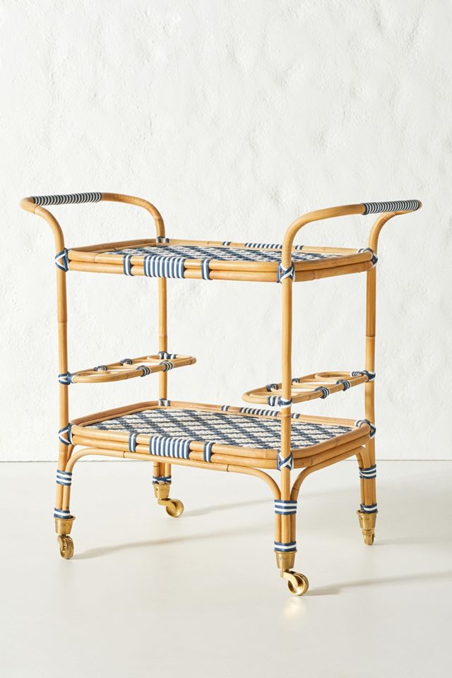 Woven Bistro Bar Cart #1