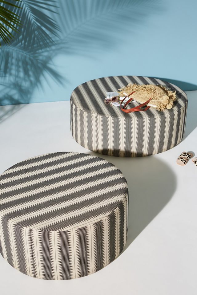 Suren-Striped Clive Ottoman #3