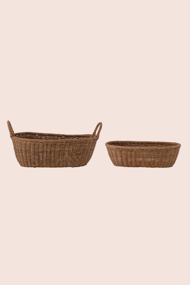 Selma Rattan Basket, Set of 2 #1