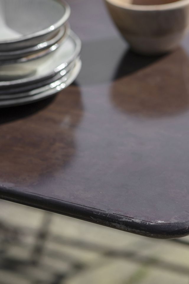 nkuku Ekete Iron Bistro Table #1