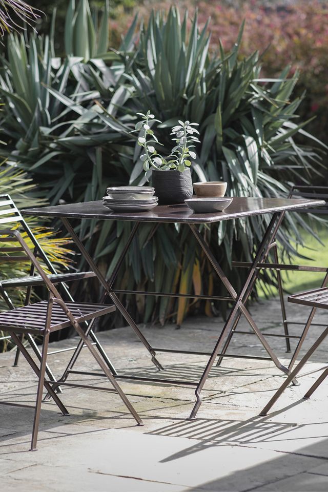nkuku Ekete Iron Bistro Table #2
