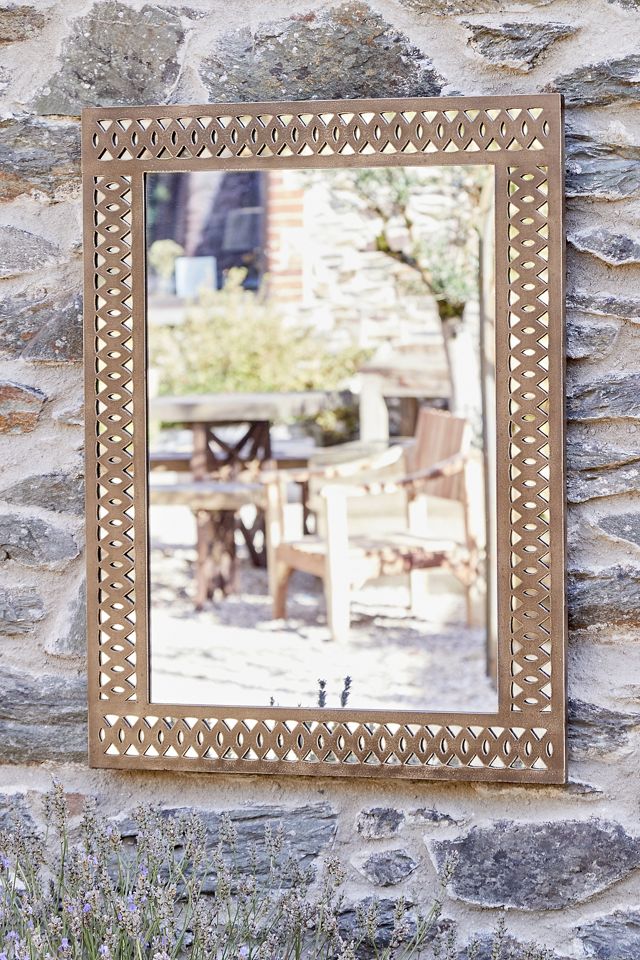 nkuku Bahula Decorative Outdoor Mirror #1