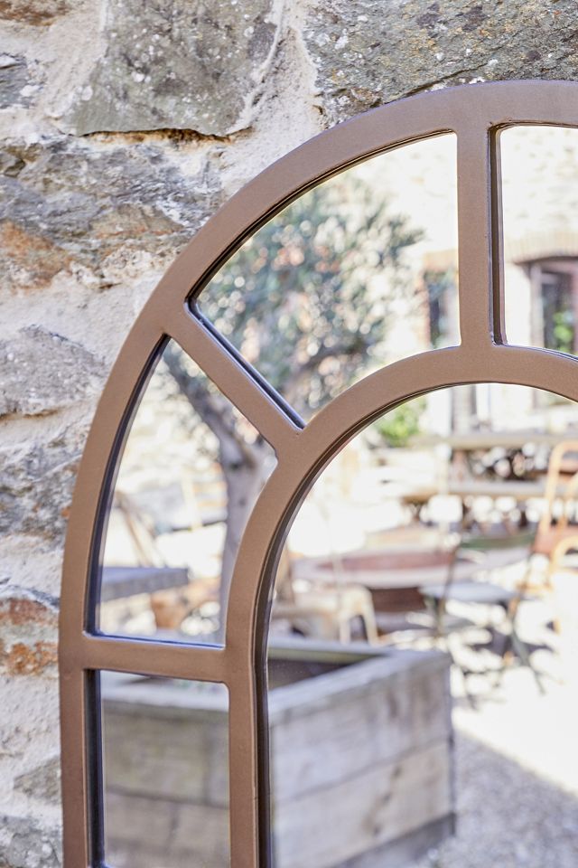 nkuku Amaga Arched Outdoor Mirror #2