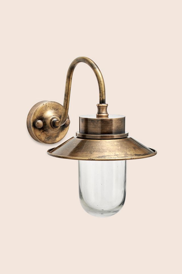 nkuku Alwar Outdoor Wall Light #1