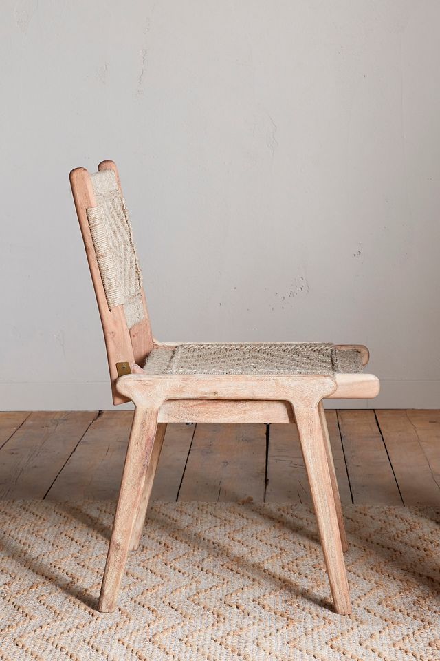 nkuku Vinay Woven Armless Dining Chair #2